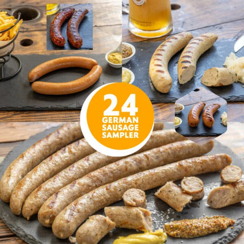 Deutsches Wurst-Probierpaket (24 Stück) – Kostenloser Versand