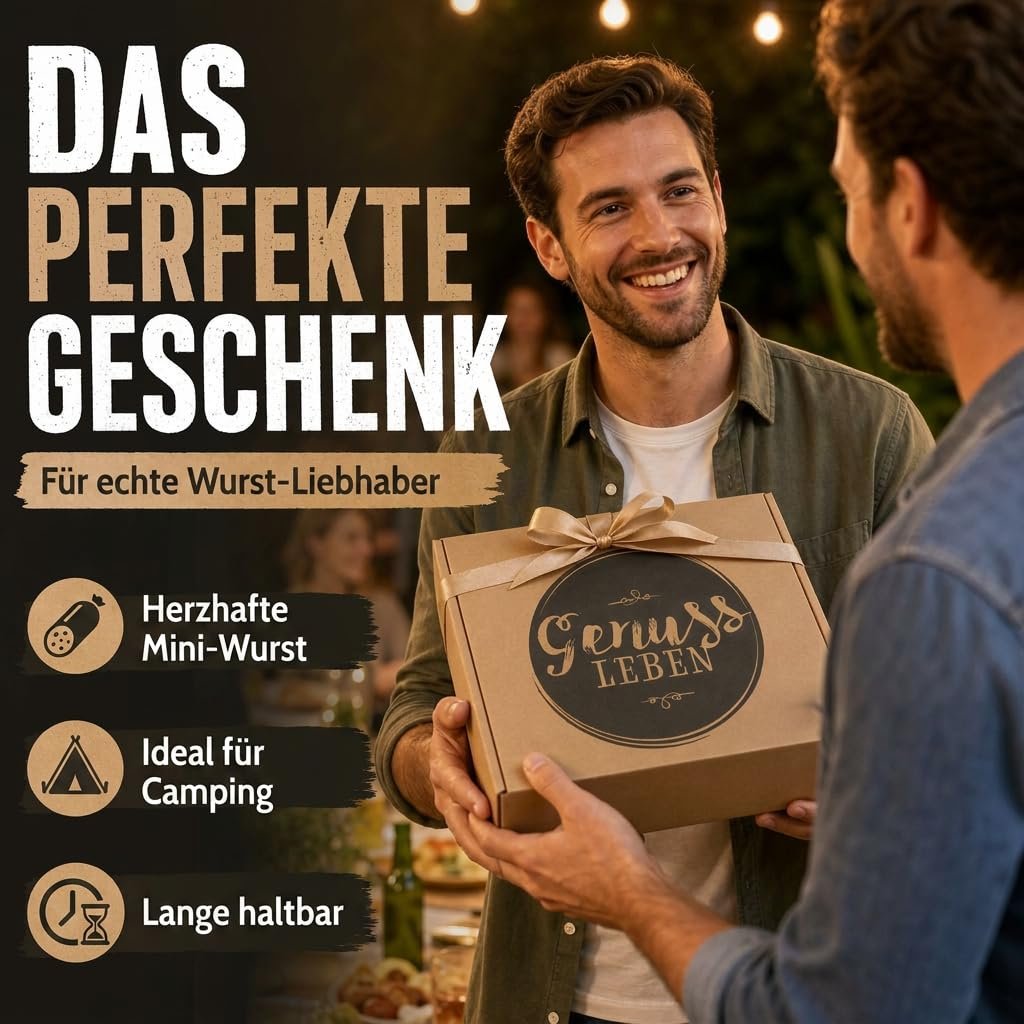 Genussleben Mini-Wurst-Geschenkbox